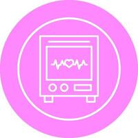 Heart Rate Machine Vector Icon