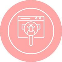 Web Bug Vector Icon