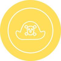 Pirate in Hat Vector Icon