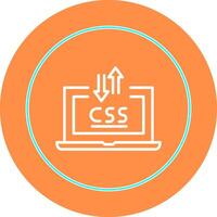 CSS Laptop Vector Icon