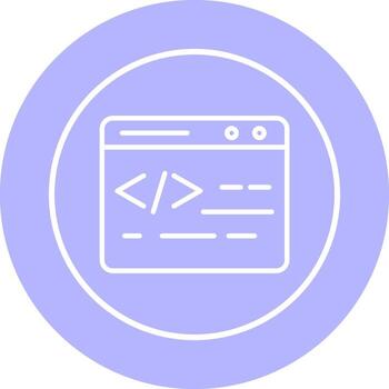 icono de vector de codificación web