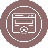 Unprotected Website Vector Icon