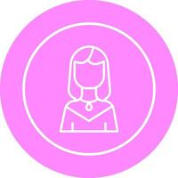 icono de vector de mujer