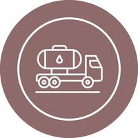 Tank Truck Vector Icon