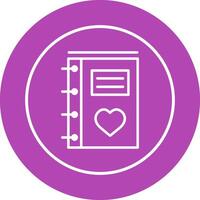 Diary Vector Icon