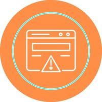 Web Error Vector Icon