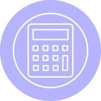 icono de vector de calculadora