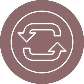 icono de vector de bucle