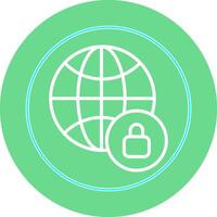 Worldwide Security Vector Icon
