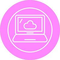 icono de vector de laptop