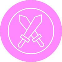 Two Swords Vector Icon