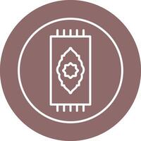 Prayer Rug Vector Icon