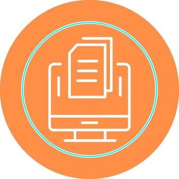 icono de vector de documento
