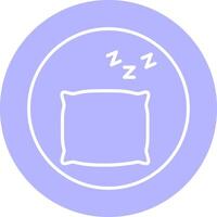 icono de vector de almohada