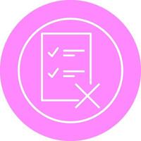 Fake List Vector Icon