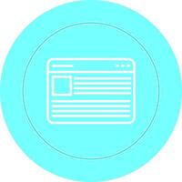 Blogging Services Vector Icon
