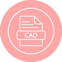 icono de vector de cad