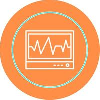 ecg vector icono