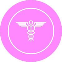 Caduceus Vector Icon