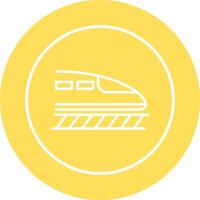 icono de vector de tren