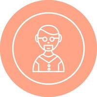 Male Professor Vector Icon