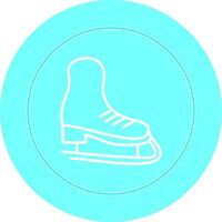 patines, vector, icono vector