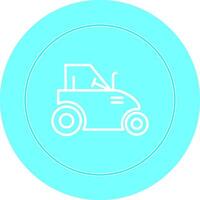 icono de vector de tractor