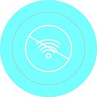 sin icono de vector wifi