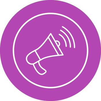 anunciando icono de vector