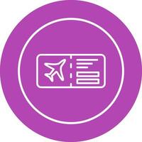 Plane Tickets Vector Icon