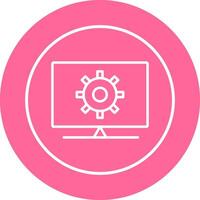 Computer Settings Vector Icon