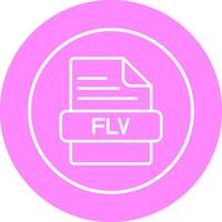 FLV Vector Icon