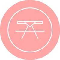 Picnic Table Vector Icon