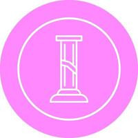 Broken Pillar Vector Icon