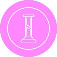 Broken Pillar Vector Icon