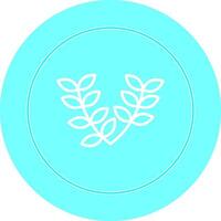 Leaves Wreath Vector Icon