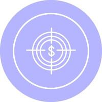 Economic Target Vector Icon