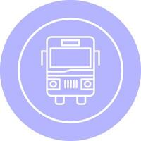 icono de vector de bus