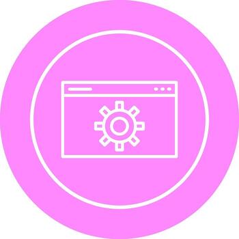 icono de vector de optimización web