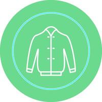 icono de vector de chaqueta elegante