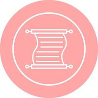 Scroll of Paper Vector Icon