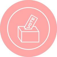 Giving Vote Vector Icon