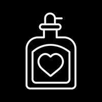 icono de vector de botella de perfume