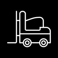 Forklift Vector Icon