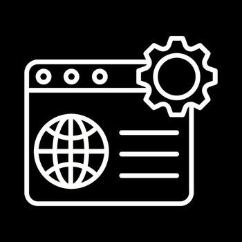 icono de vector de optimización web