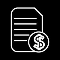 Dollar Document Vector Icon