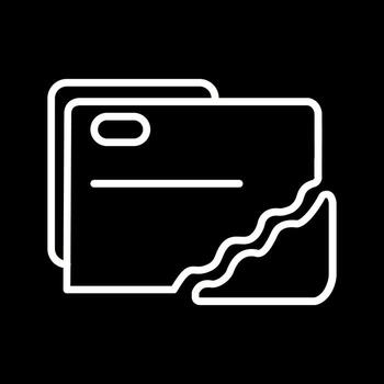 Broken Folder Vector Icon