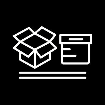 Boxes Vector Icon