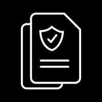 Document Protection Vector Icon