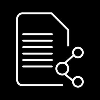 Share Document Vector Icon